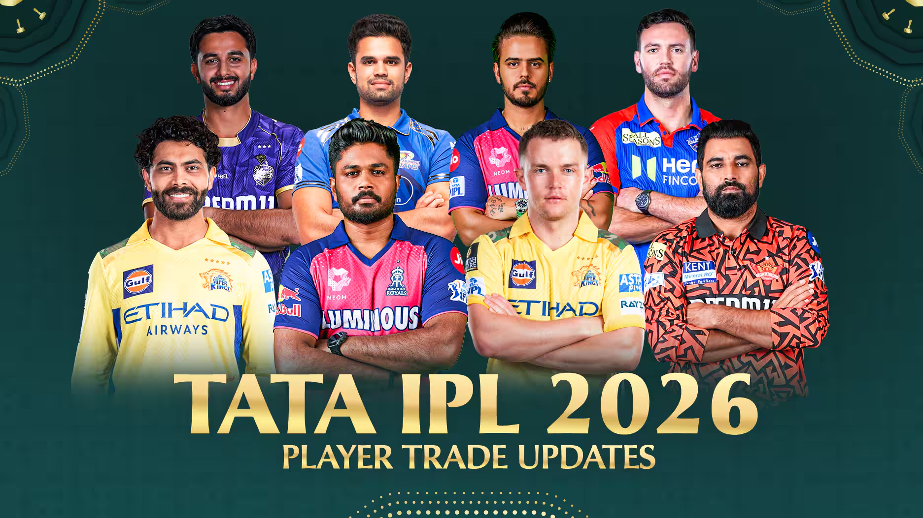 IPL 2026 all teams and captains - Goexch9